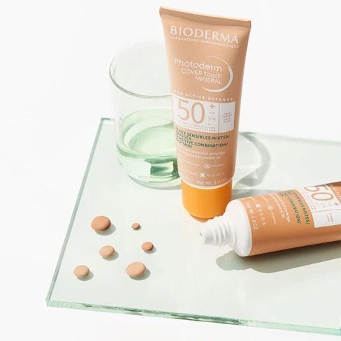 Солнцезащитный крем Bioderma Photoderm Cover Touch Mineral SPF50+