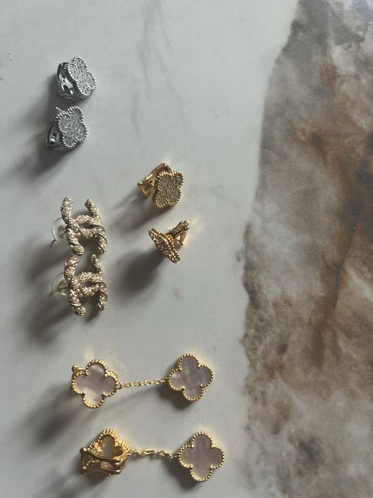 Обеци със златно покритие