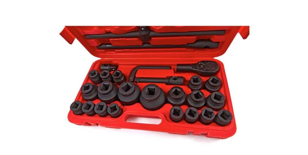 TRUSA TUBULARE DE IMPACT IN INCH Cu Clichet 3/4" 1" 26 Piese