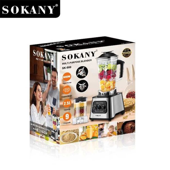 Мултифункционален кухненски блендер 6000W Sokany