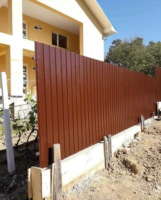 Garduri din panou stil jaluzele, din sipca metalica, tabla, plasa, BCA