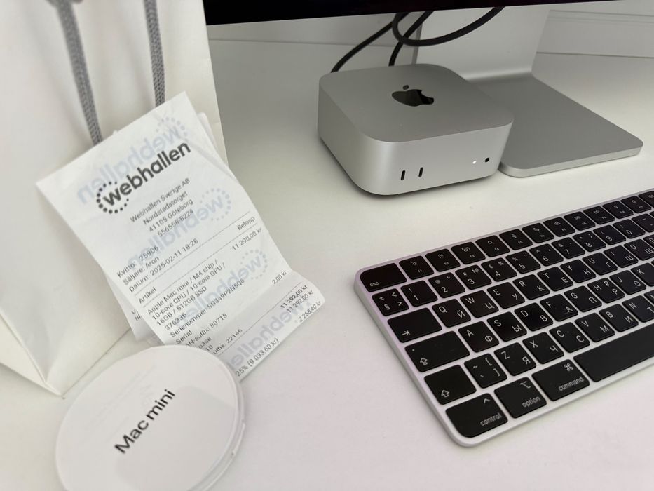 Apple studio displai+mac mini m4 512gb+apple keyboard+apple mouse