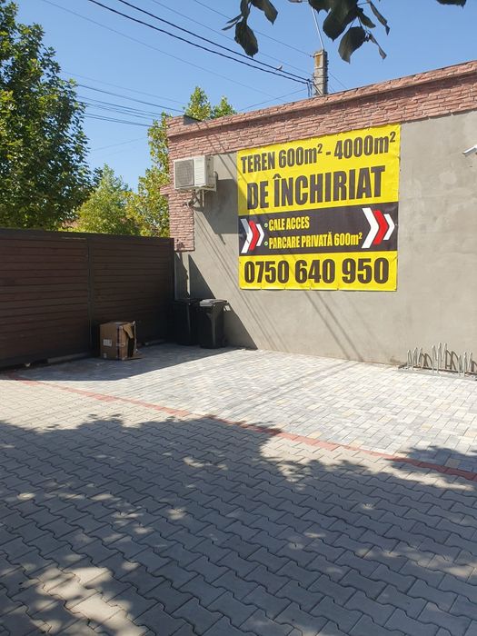 Închiriez teren + spațui comercial în centrul comunei Liești