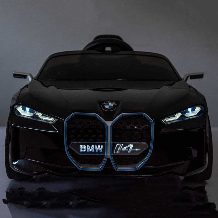 Masinuta electrica BMW i4, neagra,garantie!,CADOU:NR AUTO PERSONALIZAT