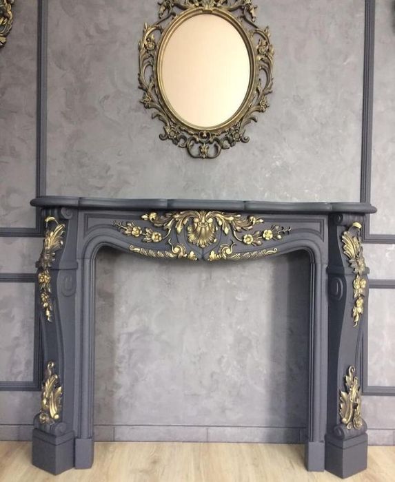 Декоративный камин из гипса