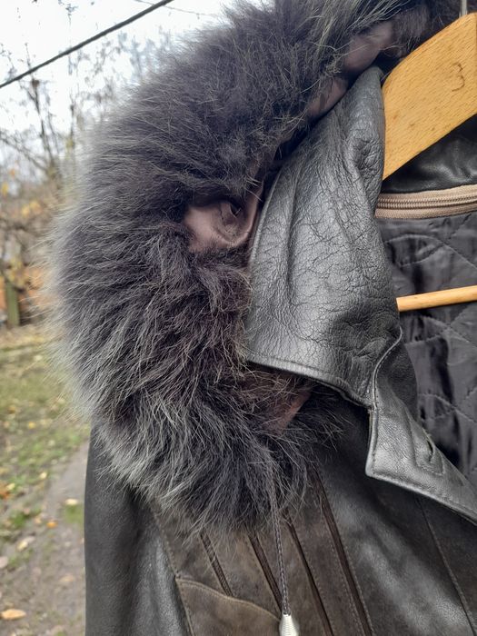 Парка, естествена кожа. Л размер