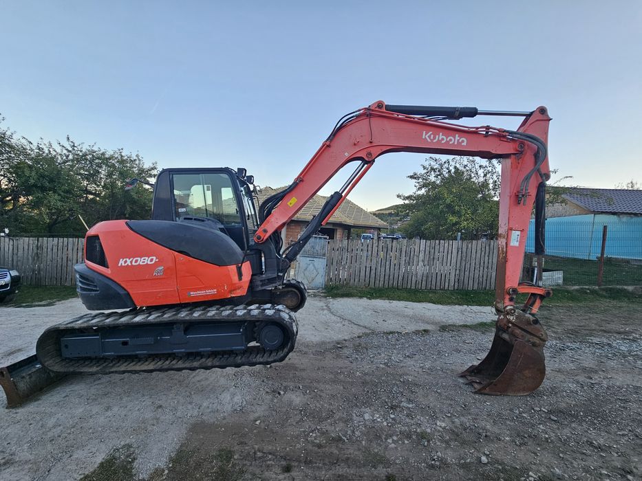 Excavator kubota kx 080-4 8 tone