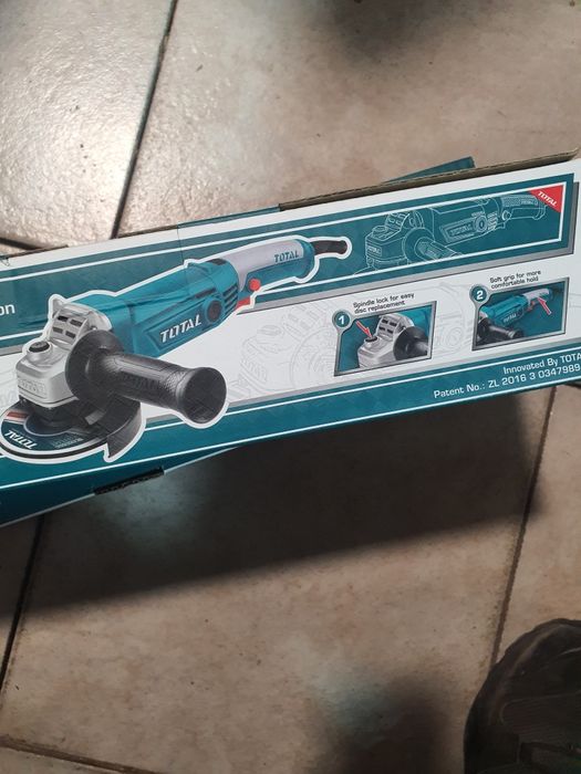 Ъглошлайф TOTAL, 1010 W, Ф 100 мм