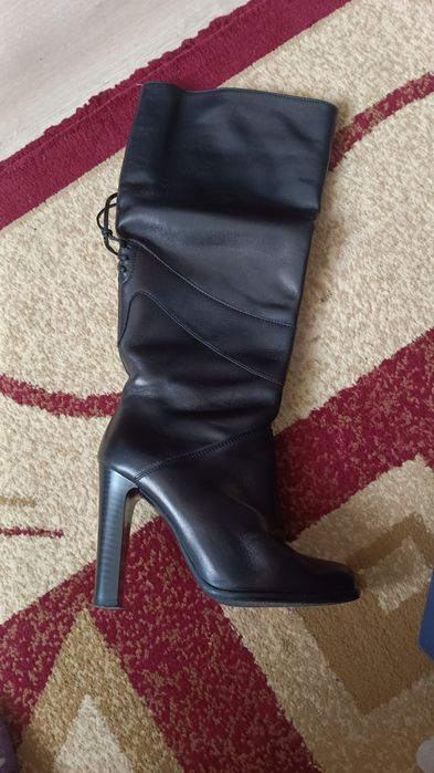 Продам сапоги осенние кожа