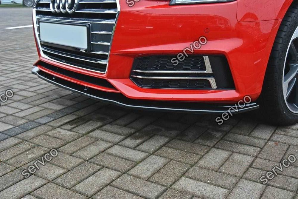 Prelungire bara fata Audi A4 B9 SLine S4 2015-2019 v2 - Maxton Design