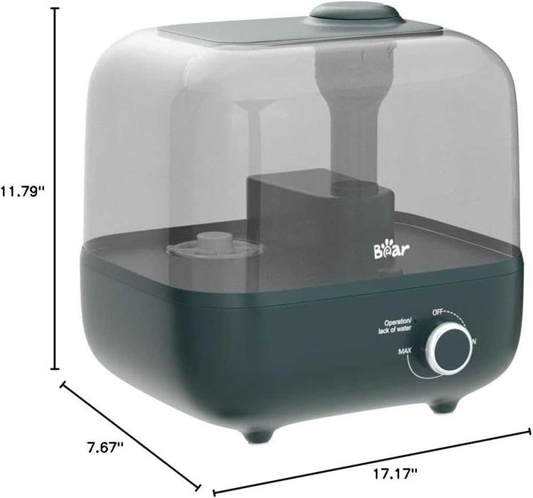 BEAR овлажнител за въздух 5 л ултра тих 28 dB с ароматерапия
