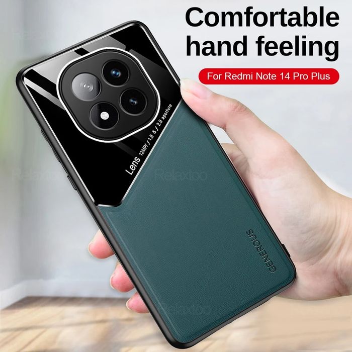 Xiaomi Redmi Note 14 / 14 Pro / 14 Pro+ / GENEROUS Кожен кейс с магнит