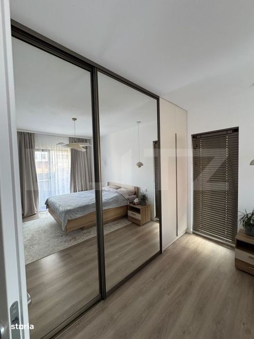 Apartament cu 2 camere, 57 mp, gradina 23 mp, zona Somesului