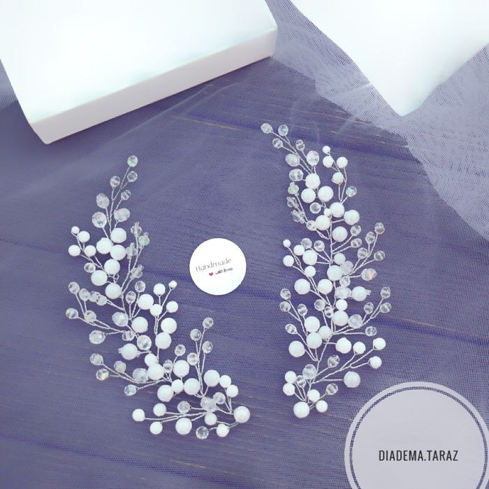 Парные веточки в прическу