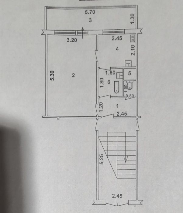Ташсельмаш Ашхабад парк 1в2/1/4 37м²