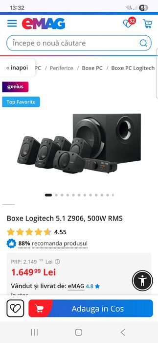 Logitech z906 5.1 500w
