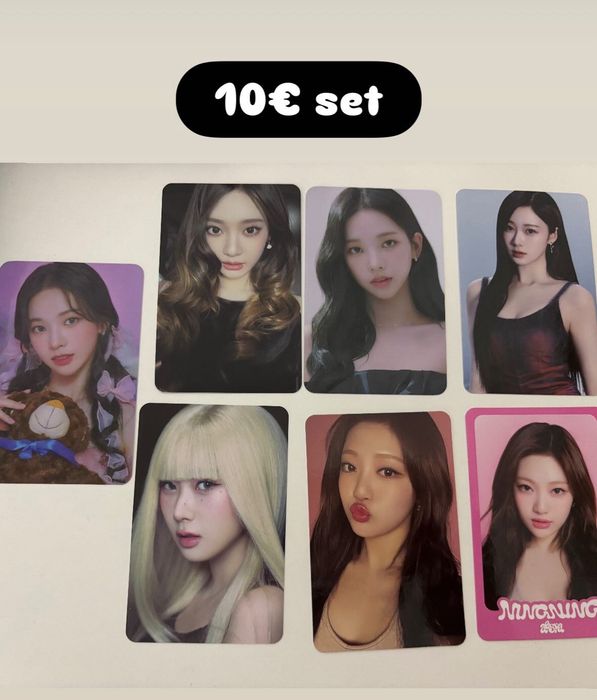 Kpop photocards : Red Velvet,Aespa,IVE