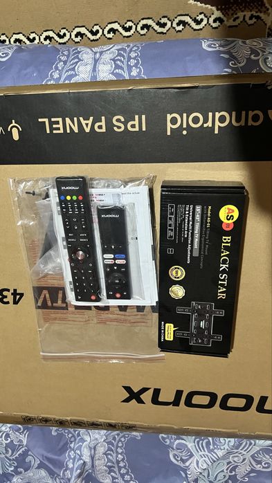 Телевизор MOONX новый 43 smart FHD tv full комплект