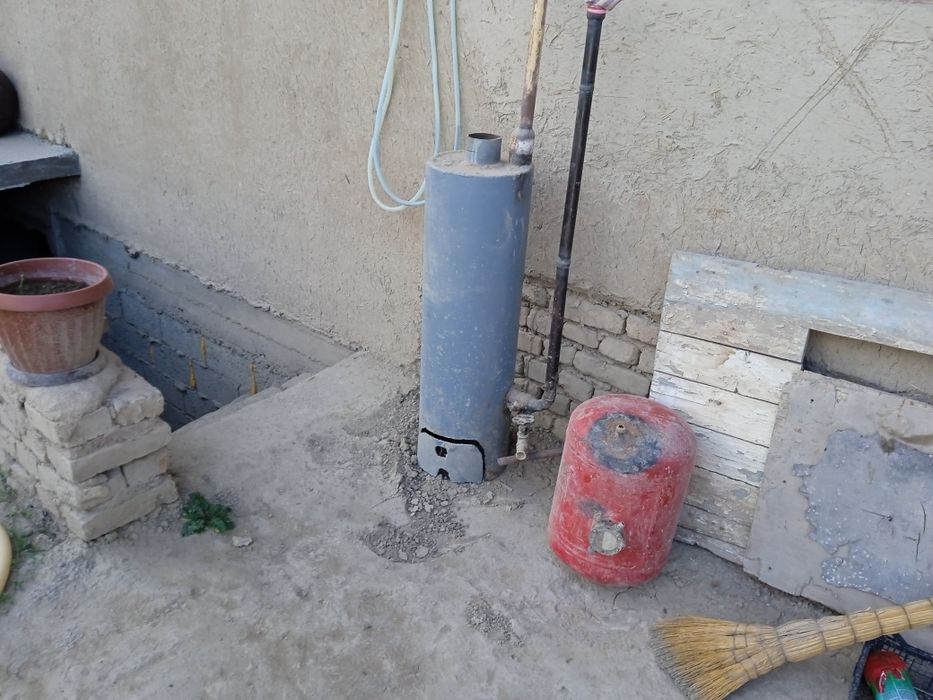 Самодельный газовый ваденной котёл Б/У