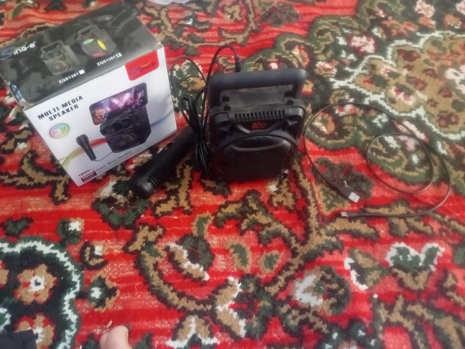 Yangi mikrafon zaryatka kabel bor koropka