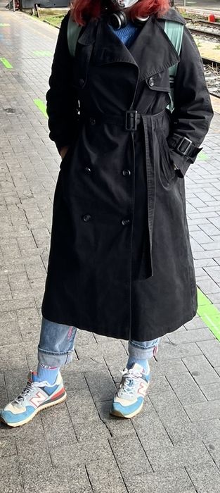 Тъмно син шлифер Next XL