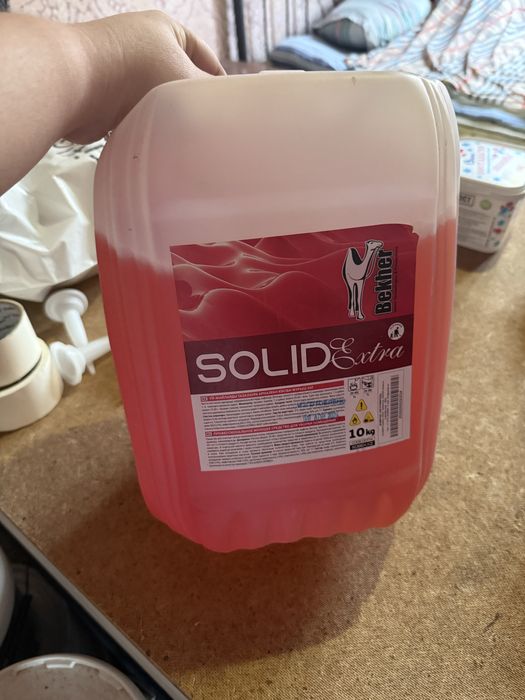 моющее средство Bekher Solid Extra в канистре объемом 10 кг.