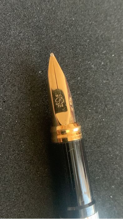 Писалка S.T. Dupont Classique – 18-каратово злато – с оригинална кутия