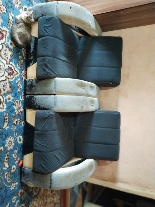 Диван раскладной в месте с креслом