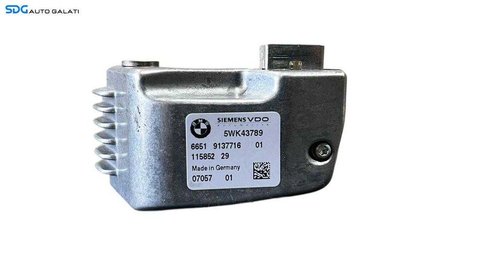 Camera Video Frontala Front Assist Senzor Parbriz BMW Seria 5 E60 E61 2003 - 2010 Cod 9137716 [LC0572]