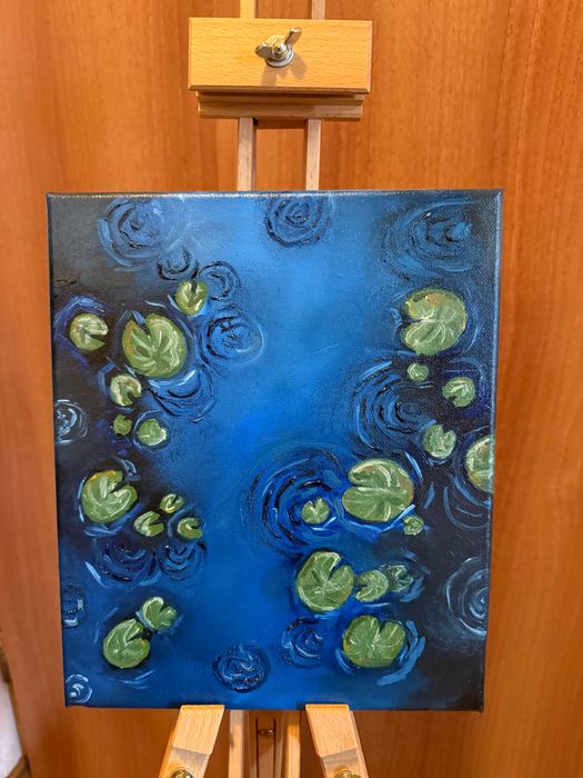 Българска Картина “Нощно езеро”