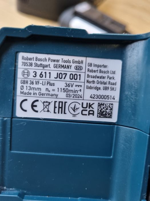 Rotopercutor Bosch GBH 36 VF-LI plus