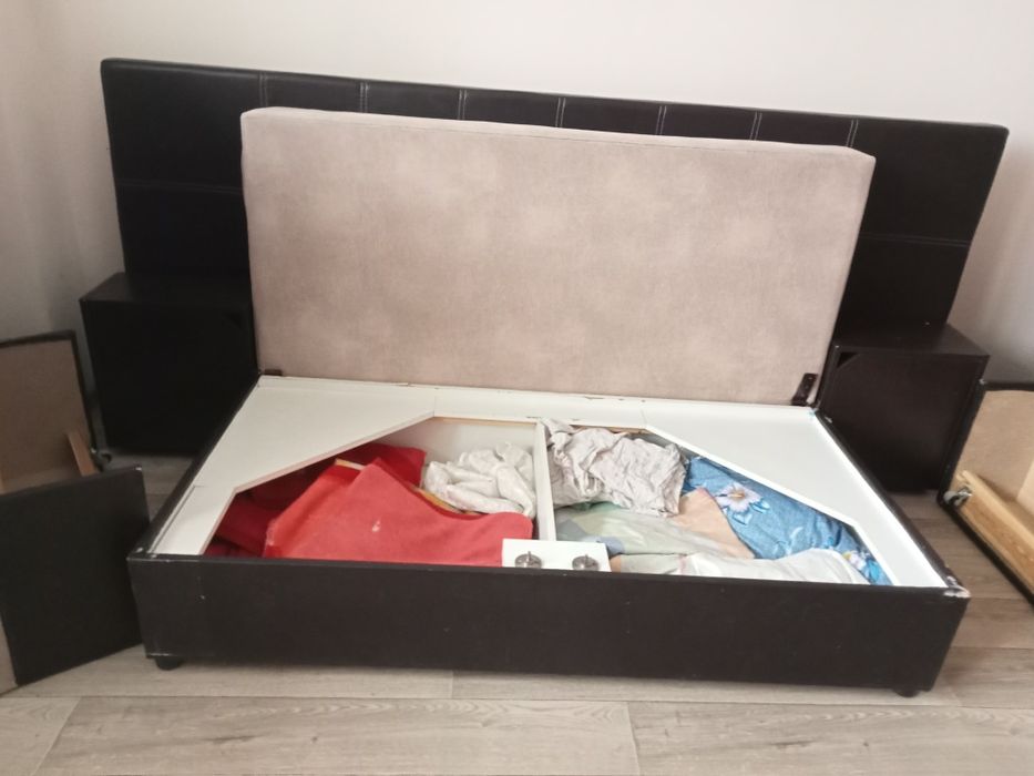 Диван кровать 2 тумбы встроенные