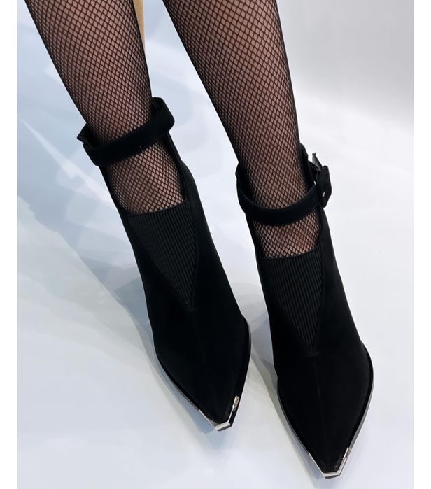 Ботильоны замшевые