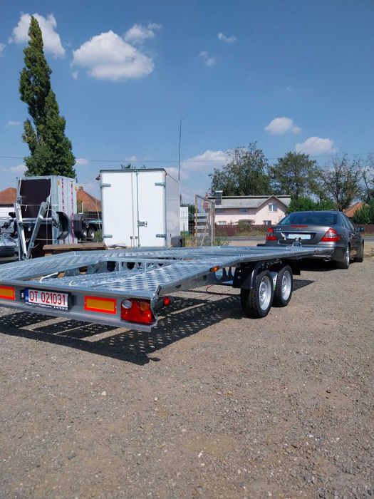 Platformă auto Repo 2700kg cu RAR și număr roșu