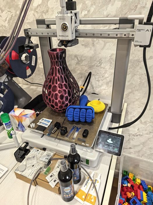 3D принтер Bambu lab A1 combo. Большой комплект