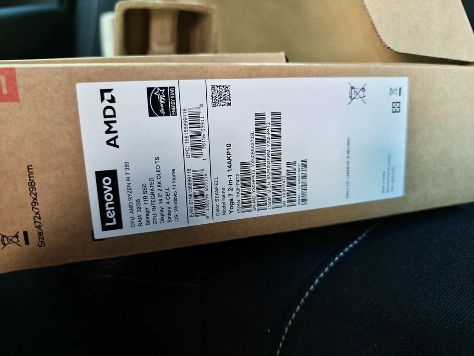 Lenovo Yoga 7 2-in-1 OLED 14” Ryzen AI 7 / 32GB / 1TB / GARANȚIE