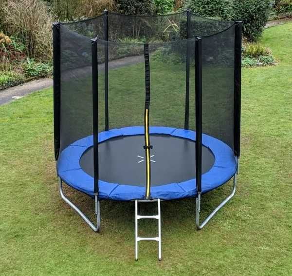 Детски Батут с предпазна мрежа и 244 см. Диаметър, до 150 кг