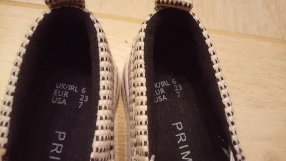 Next N20. 5 (C4) & Primark N23 (C6) детски обувки