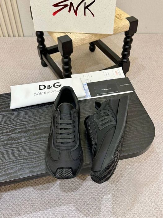 D&G DG Logo Sneaker "Triple Black Technical"