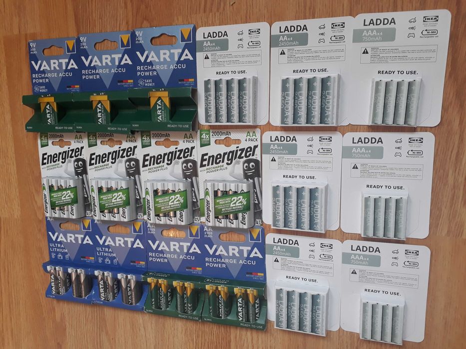 Varta,Ikea 4buc Acumulatori