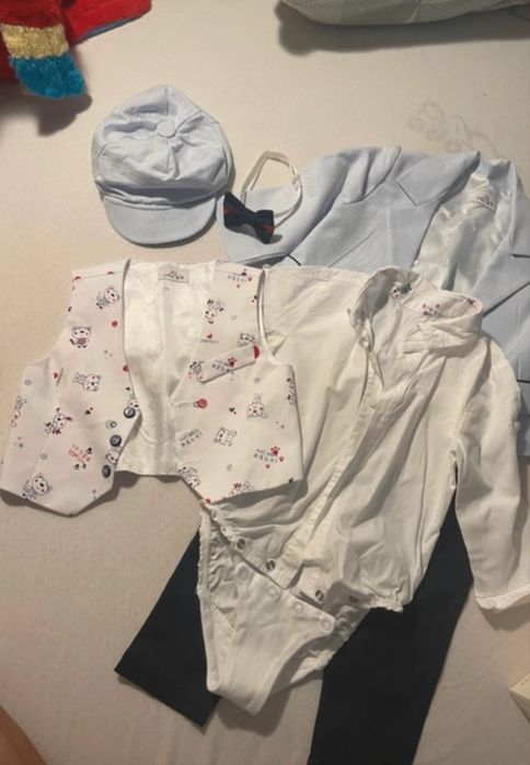 Costumas elegant bebe botez AnneBebe marimea 74