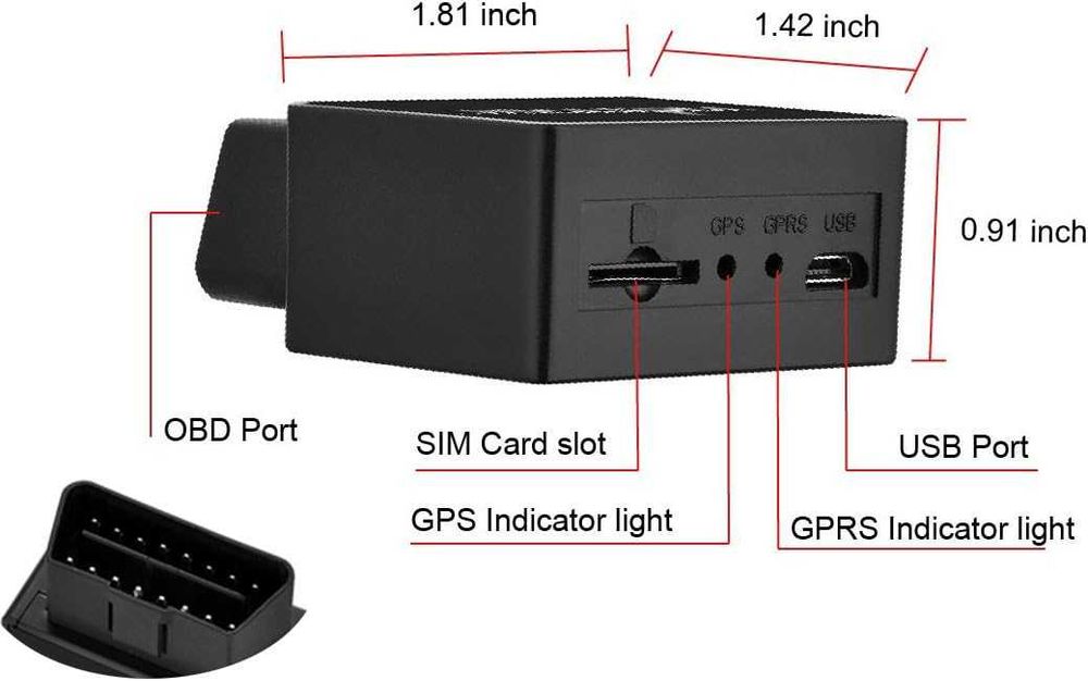 Winnes TK816 Автомобилен GPS тракер