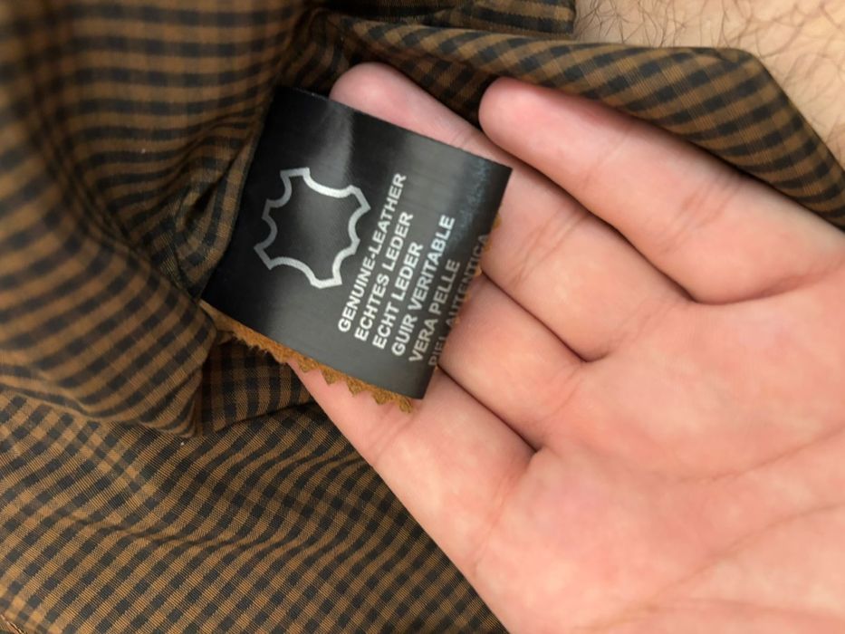 Коричневая Кожаная куртка