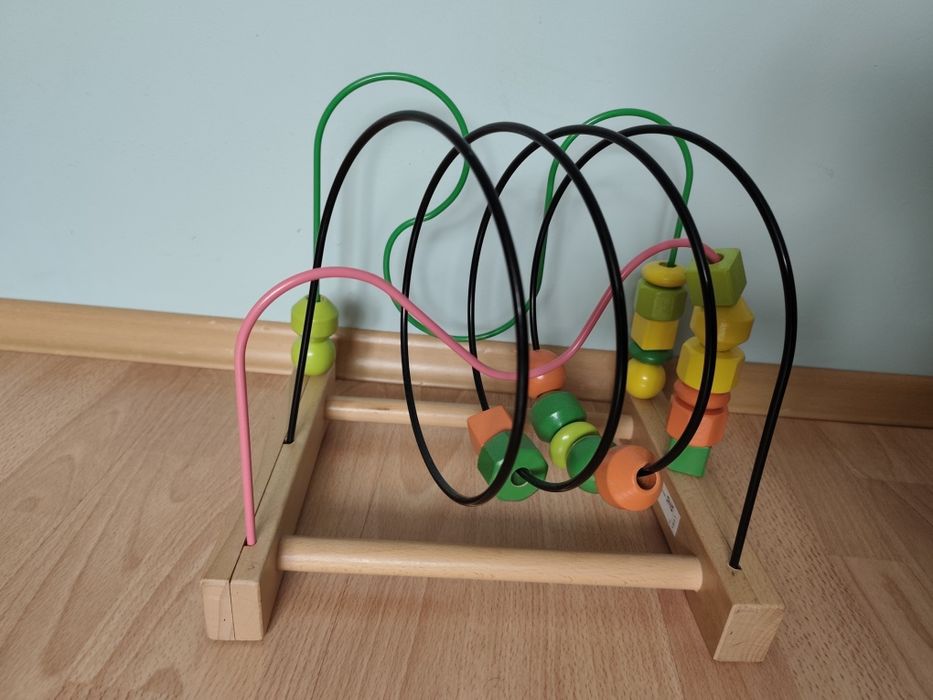 Лот дървени бебешки играчки