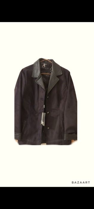 Итальянский Замшевый  пиджак -куртка  женская