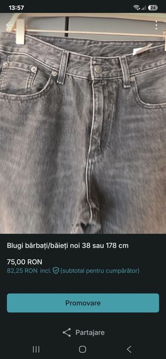 Blugi barbati 38 noi