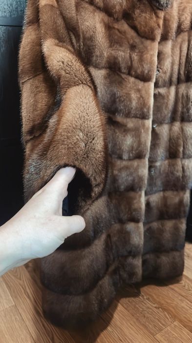 Норковая греческая  шуба