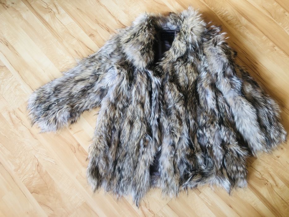 Палто сребърна лисица