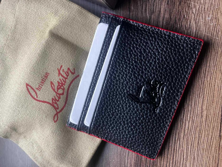 Портфейл / Картодържач Christian Louboutin кожен