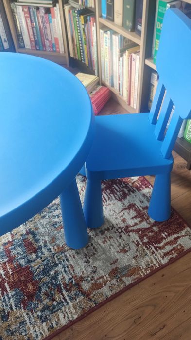 IKEA Masa și scaun MAMMUT pentru copii